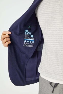 Blue Technical Travel Washable Wool Jacket - LBM 1911 -ETON Store 2844 S 35208 1 41 giacca sam in jersey tecnico blu