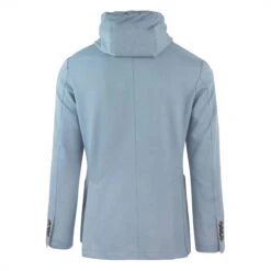 Laser Cut Denim Blue Cotton Hybrid Sport Jacket - ELEVENTY 12 Laser Cut Denim Blue Cotton Hybrid Sport Jacket - ELEVENTY -ETON Store 28869127 58015845 2048