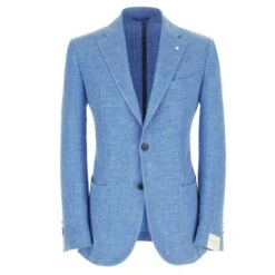 Blue Mélange Wool Blend Sport Coat Contemporary Fit - L.B.M 1911 13 Blue Mélange Wool Blend Sport Coat Contemporary Fit - L.B.M 1911 -ETON Store 2887 158401 01 1