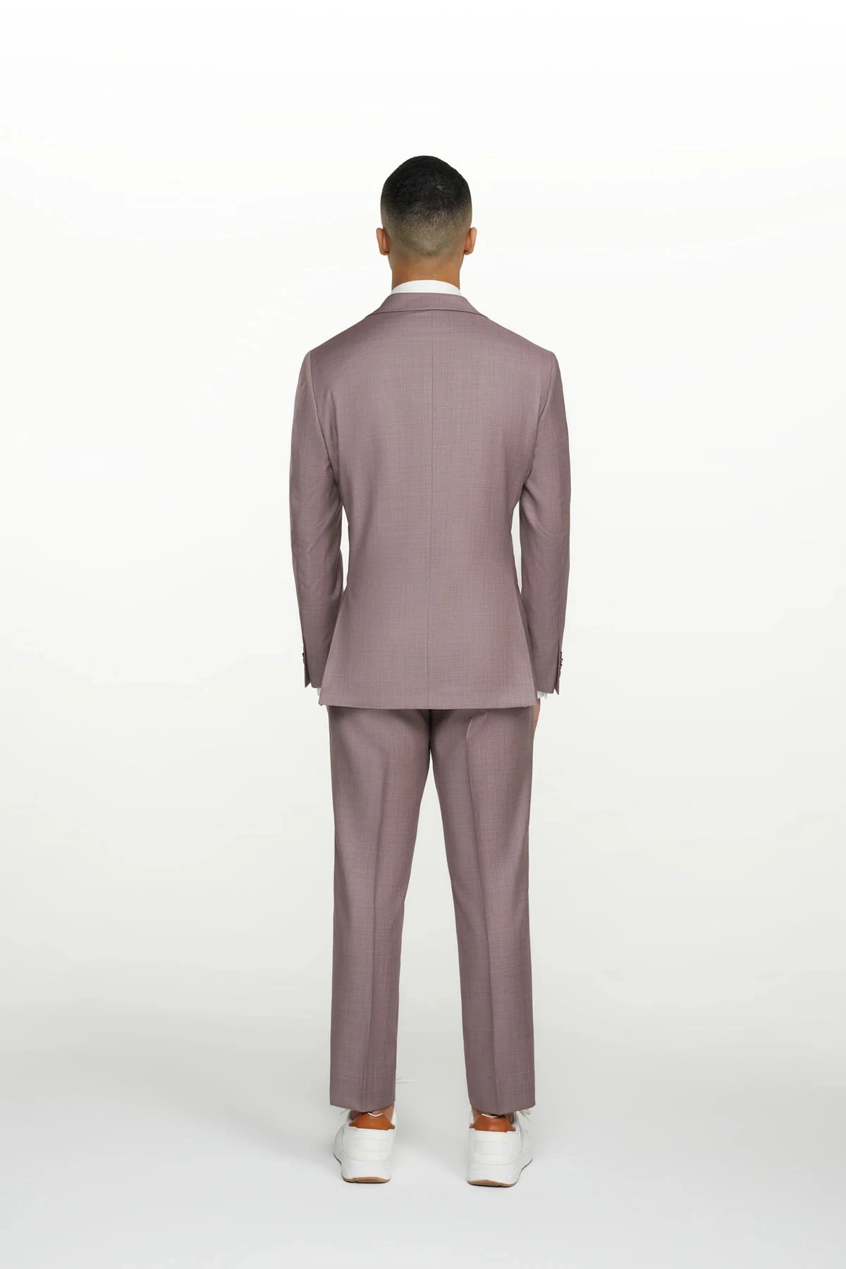 Pale Berry Urban Slim Sartorial Fit Wool Suit - Jack Victor 12 Pale Berry Urban Slim Sartorial Fit Wool Suit - Jack Victor - Image 10