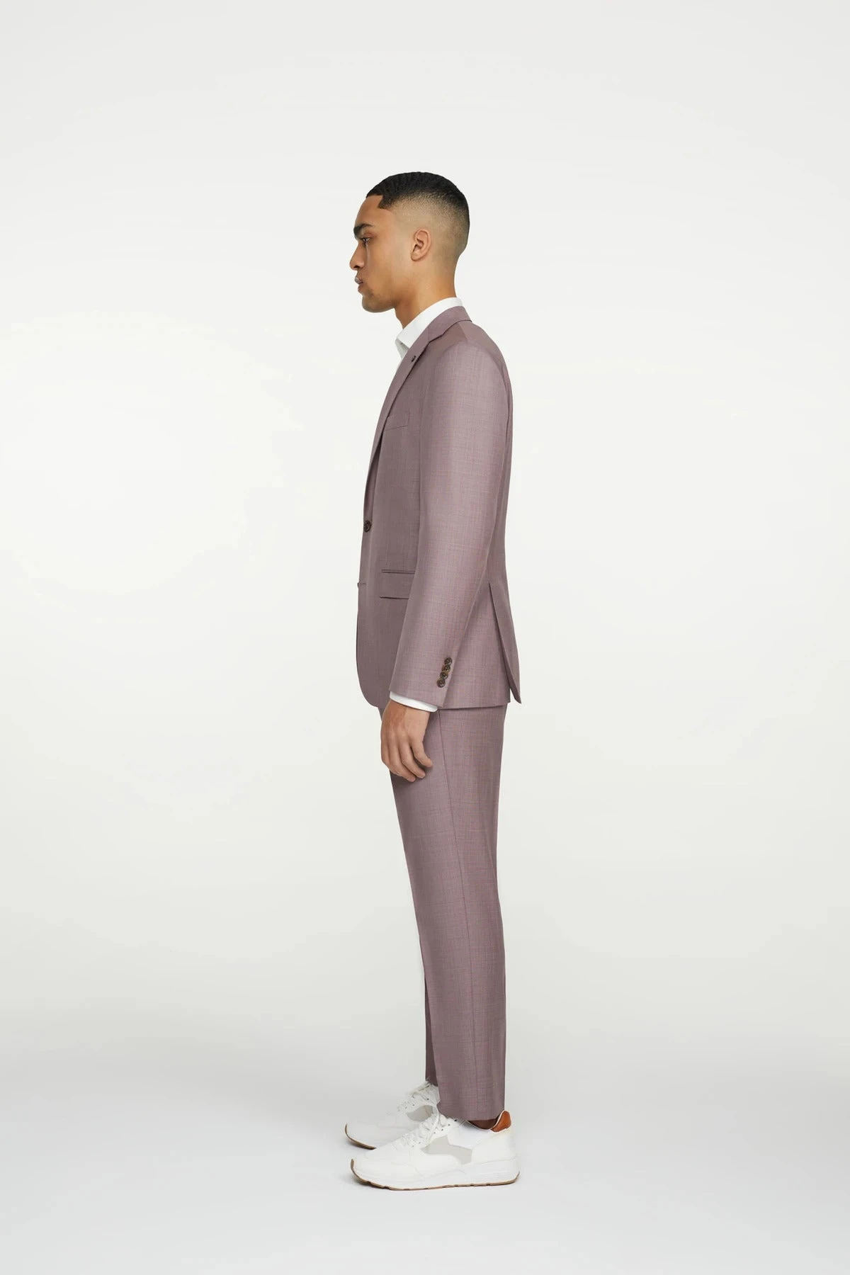 Pale Berry Urban Slim Sartorial Fit Wool Suit - Jack Victor 8 Pale Berry Urban Slim Sartorial Fit Wool Suit - Jack Victor - Image 6