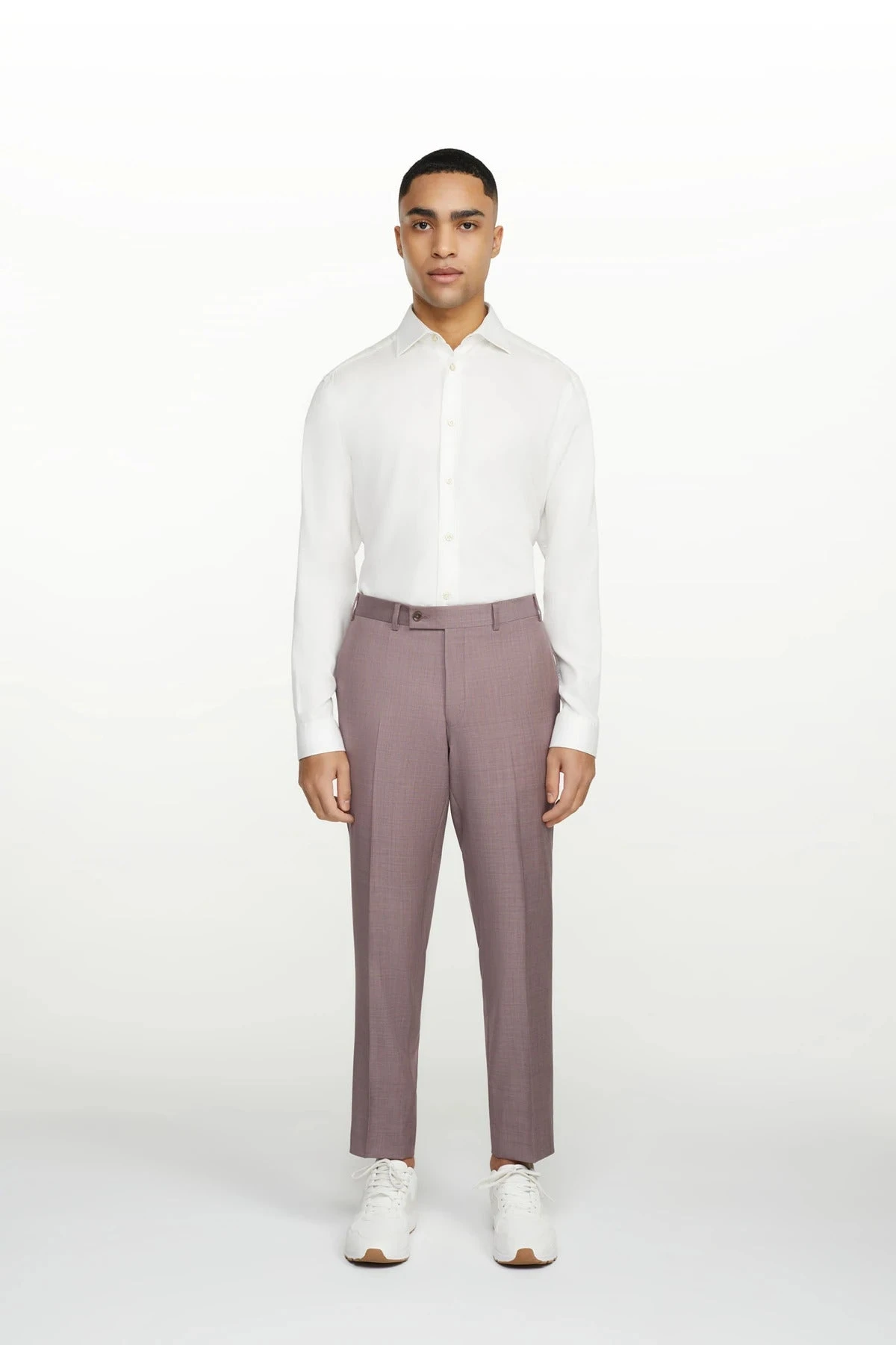 Pale Berry Urban Slim Sartorial Fit Wool Suit - Jack Victor 13 Pale Berry Urban Slim Sartorial Fit Wool Suit - Jack Victor - Image 11