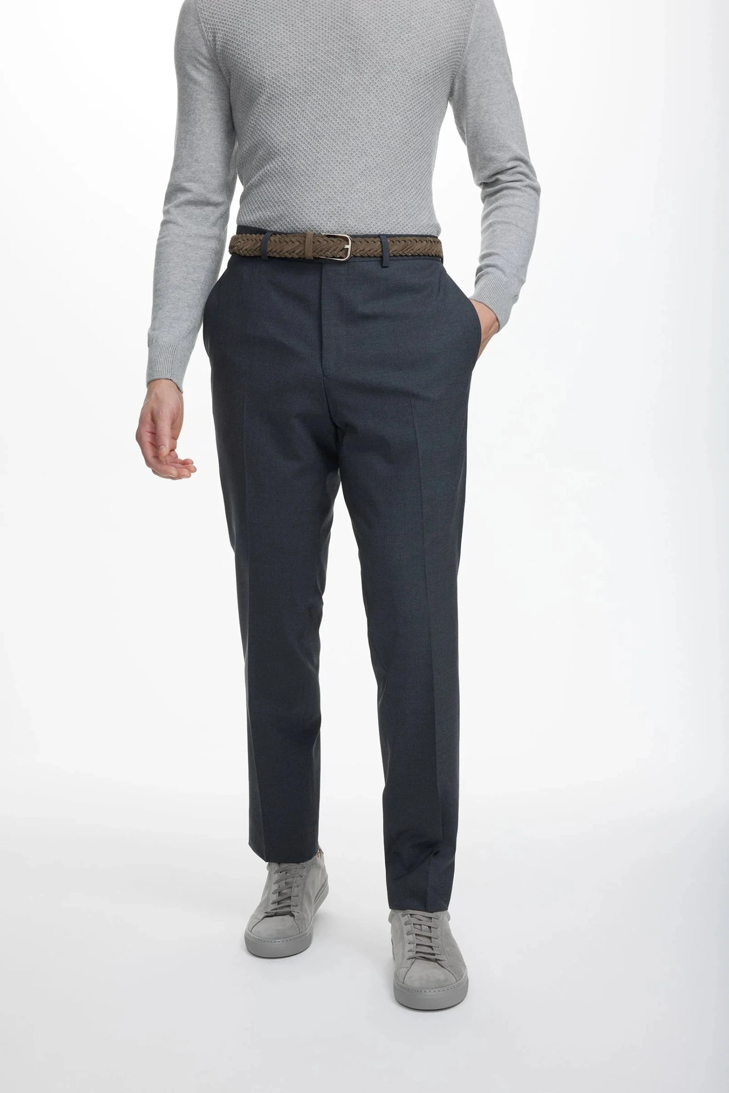 Charcoal Dean Contemporary Fit Wool Stretch Suit - Jack Victor 9 Charcoal Dean Contemporary Fit Wool Stretch Suit - Jack Victor - Image 7