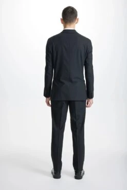 Black Dean Contemporary Fit Wool Stretch Suit - Jack Victor -ETON Store 3221452 7250 shopify