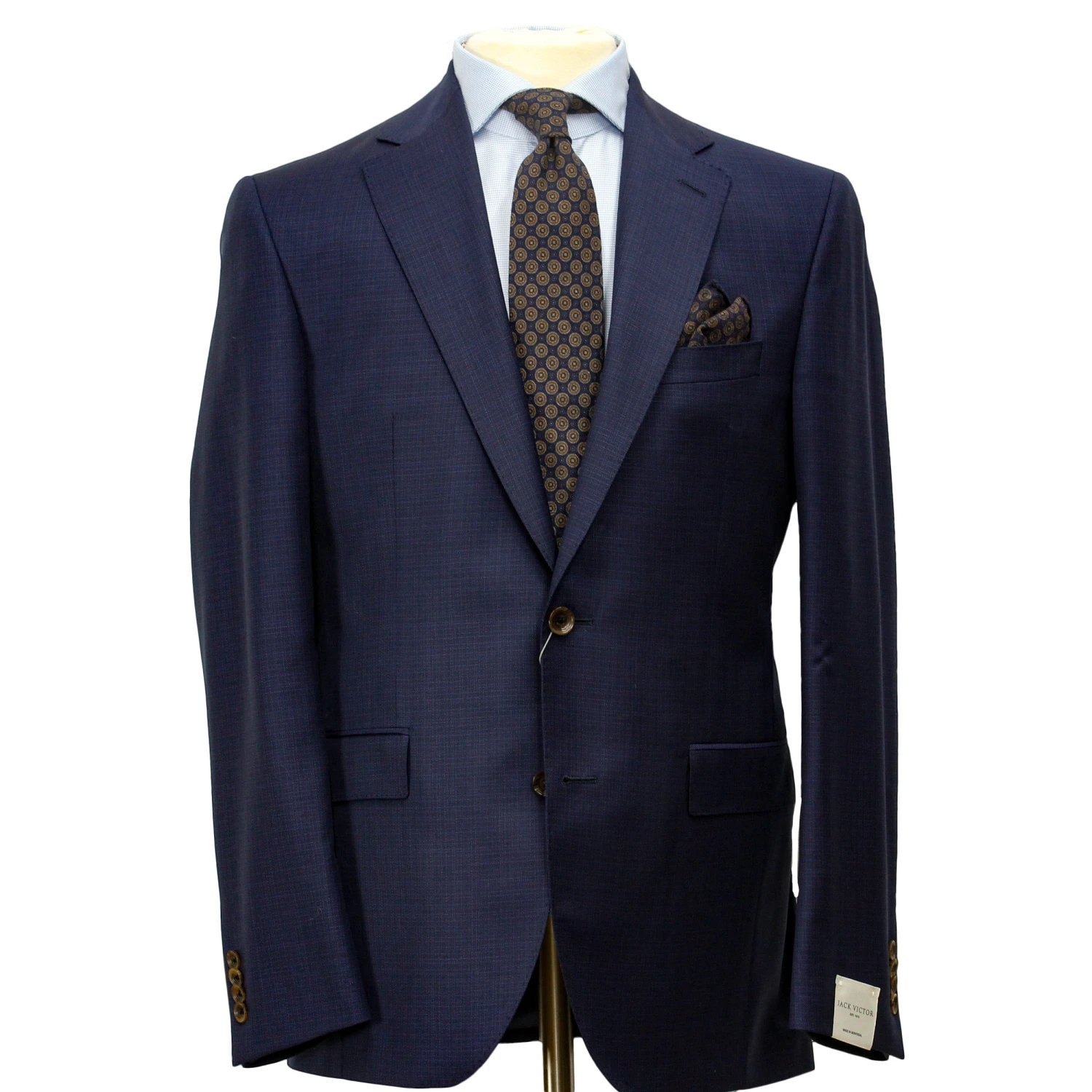 Dark Blue Wool Esprit Modern Fit Suit - Jack Victor 3 Dark Blue Wool Esprit Modern Fit Suit - Jack Victor