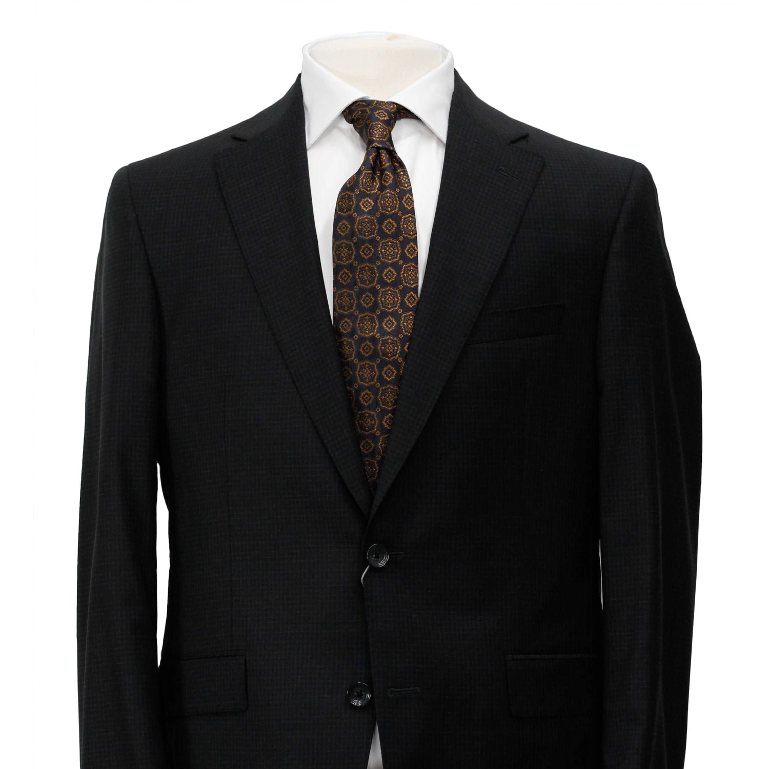 Black Micro Check Esprit Modern Fit Suit - Jack Victor 6 Black Micro Check Esprit Modern Fit Suit - Jack Victor - Image 4