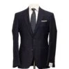 Dark Blue Tonal Check Urban Slim Fit Wool Suit - Jack Victor 2 Dark Blue Tonal Check Urban Slim Fit Wool Suit - Jack Victor -ETON Store 3222116