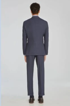 Indigo Blue Dean Contemporary Fit Wool Stretch Suit - Jack Victor 12 Indigo Blue Dean Contemporary Fit Wool Stretch Suit - Jack Victor -ETON Store 3222451 BLUEGREY JT207645 12414 1