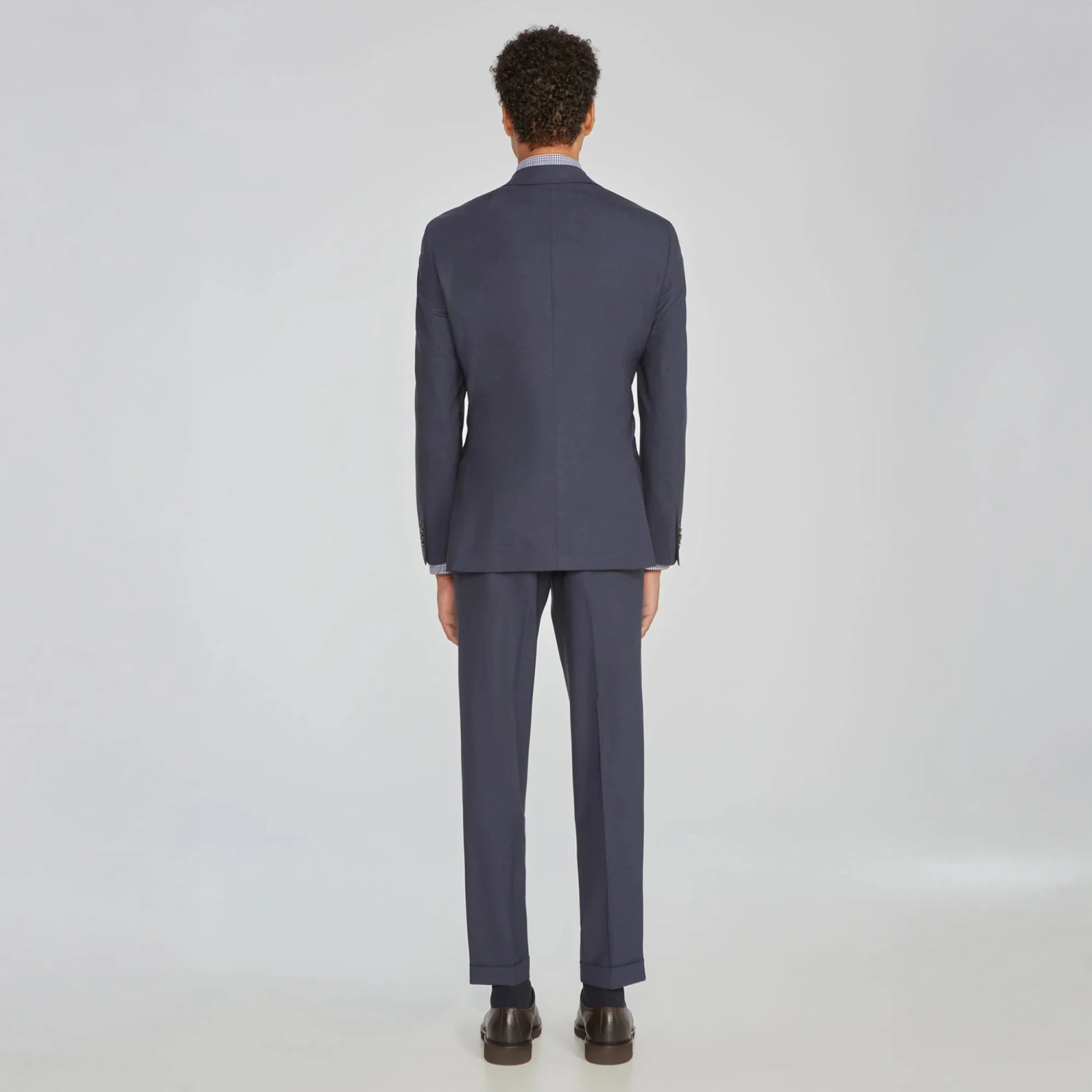 Blue Solid Smart-Twist Wool Stretch Dean Contemporary Fit Suit - Jack Victor 9 Blue Solid Smart-Twist Wool Stretch Dean Contemporary Fit Suit - Jack Victor - Image 7