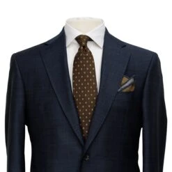 Dark Blue Neat Esprit Modern Fit Wool Suit - Jack Victor 7 Dark Blue Neat Esprit Modern Fit Wool Suit - Jack Victor -ETON Store 3222601 1