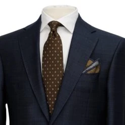 Dark Blue Neat Esprit Modern Fit Wool Suit - Jack Victor 8 Dark Blue Neat Esprit Modern Fit Wool Suit - Jack Victor -ETON Store 322601 2