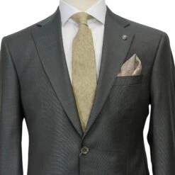 Sartorial Forest Green Urban Slim Fit Wool Suit - Jack Victor 11 Sartorial Forest Green Urban Slim Fit Wool Suit - Jack Victor -ETON Store 3231113 Jack Victor Urban 3