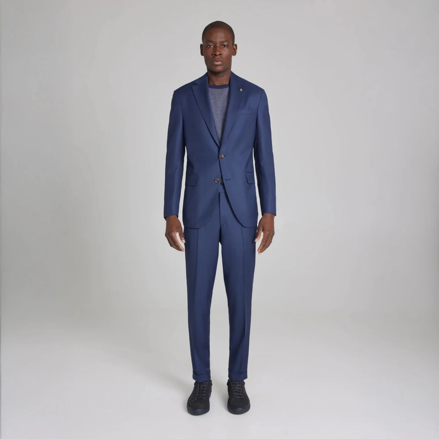 Royal Blue Solid Super 120s Wool Dean Contemporary Trim Fit Suit - Jack Victor 3 Royal Blue Solid Super 120s Wool Dean Contemporary Trim Fit Suit - Jack Victor