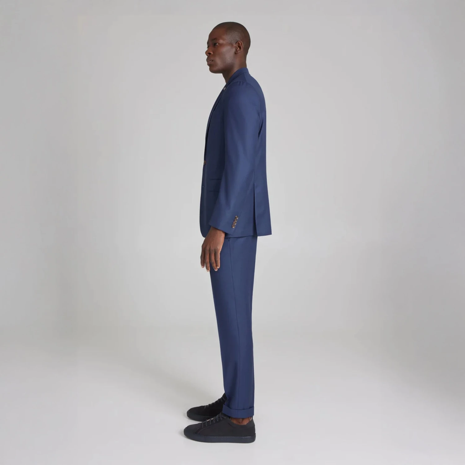 Royal Blue Solid Super 120s Wool Dean Contemporary Trim Fit Suit - Jack Victor 5 Royal Blue Solid Super 120s Wool Dean Contemporary Trim Fit Suit - Jack Victor - Image 3