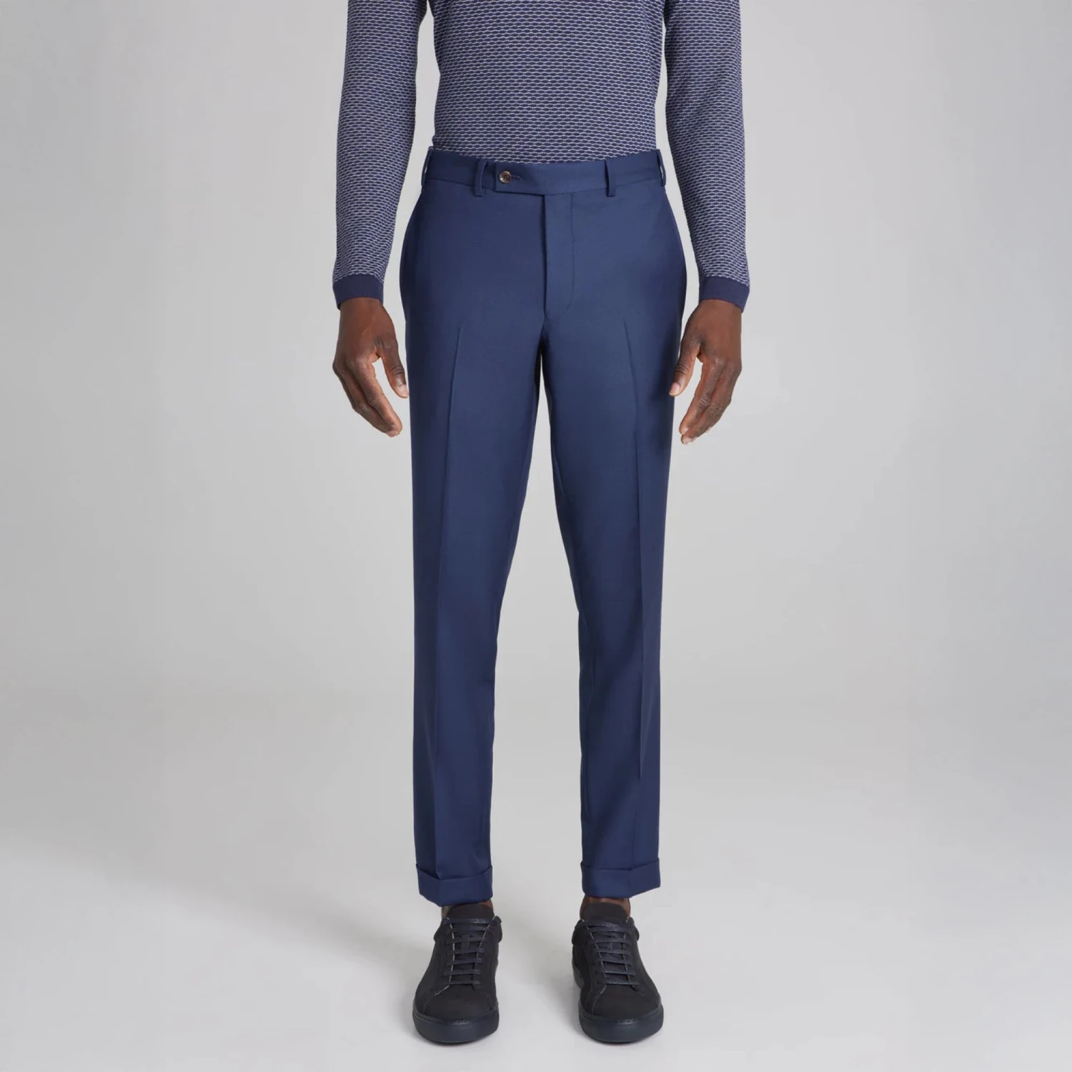 Royal Blue Solid Super 120s Wool Dean Contemporary Trim Fit Suit - Jack Victor 8 Royal Blue Solid Super 120s Wool Dean Contemporary Trim Fit Suit - Jack Victor - Image 6