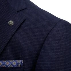 Navy Micro-Check Esprit Modern Fit Lyocell-Wool Suit - Jack Victor 11 Navy Micro-Check Esprit Modern Fit Lyocell-Wool Suit - Jack Victor -ETON Store 3232006 ESPRIT 5