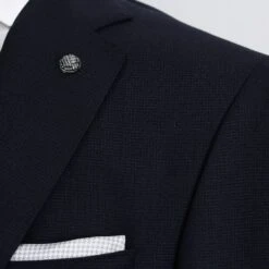 Navy Blue Crepe Finish Esprit Modern Fit Wool Suit - Jack Victor 11 Navy Blue Crepe Finish Esprit Modern Fit Wool Suit - Jack Victor -ETON Store 3232108 ESPRIT 5