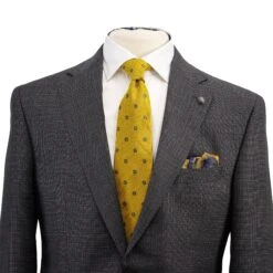 Charcoal Neat Esprit Modern Fit Wool Suit - Jack Victor 12 Charcoal Neat Esprit Modern Fit Wool Suit - Jack Victor -ETON Store 3232118 ESPRIT 4