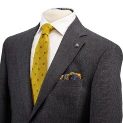 Charcoal Neat Esprit Modern Fit Wool Suit - Jack Victor 9 Charcoal Neat Esprit Modern Fit Wool Suit - Jack Victor -ETON Store 3232118 ESPRIT 6