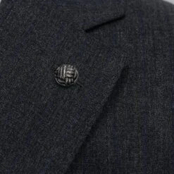 Dark Gray Striped Esprit Modern Fit Wool Suit - Jack Victor 11 Dark Gray Striped Esprit Modern Fit Wool Suit - Jack Victor -ETON Store 3232415 Jack Victor 5