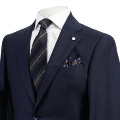 Blue Neat Mantua Contemporary Fit Suit - Luigi Bianchi -ETON Store 3232462 ESPRIT 09