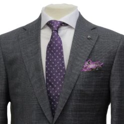 Dark Gray Neat Esprit Modern Fit Super 110s Wool Suit - Jack Victor 8 Dark Gray Neat Esprit Modern Fit Super 110s Wool Suit - Jack Victor -ETON Store 3241110 ESPRIT 4