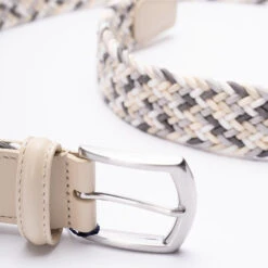 Gray & Butter Cream Multicolour Woven Elastic Belt - Anderson's 9 Gray & Butter Cream Multicolour Woven Elastic Belt - Anderson's -ETON Store 37e512c7 67c1 4fd4 9455 1c8ee447d343