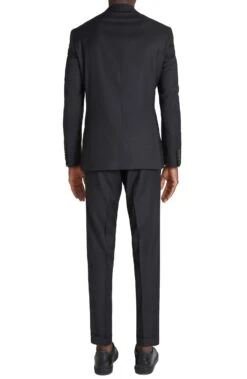 Black Micro-Patterned Engel Modern Fit Wool Suit - Jack Victor 8 Black Micro-Patterned Engel Modern Fit Wool Suit - Jack Victor -ETON Store 3a03a654 d160 4d09 b413 cdca91d99264