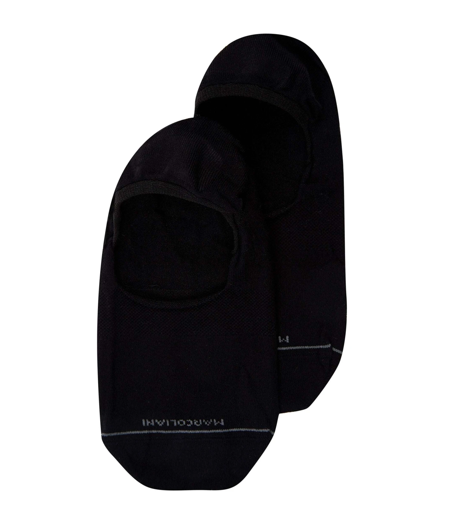 Black Invisible Touch No-Show Socks - Marcoliani 5 Black Invisible Touch No-Show Socks - Marcoliani - Image 3