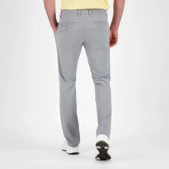 Gray Technical Stretch Fabric Chino-Style Golf Pants - ALBERTO 16 Gray Technical Stretch Fabric Chino-Style Golf Pants - ALBERTO -ETON Store 4060253597272 03 jpg