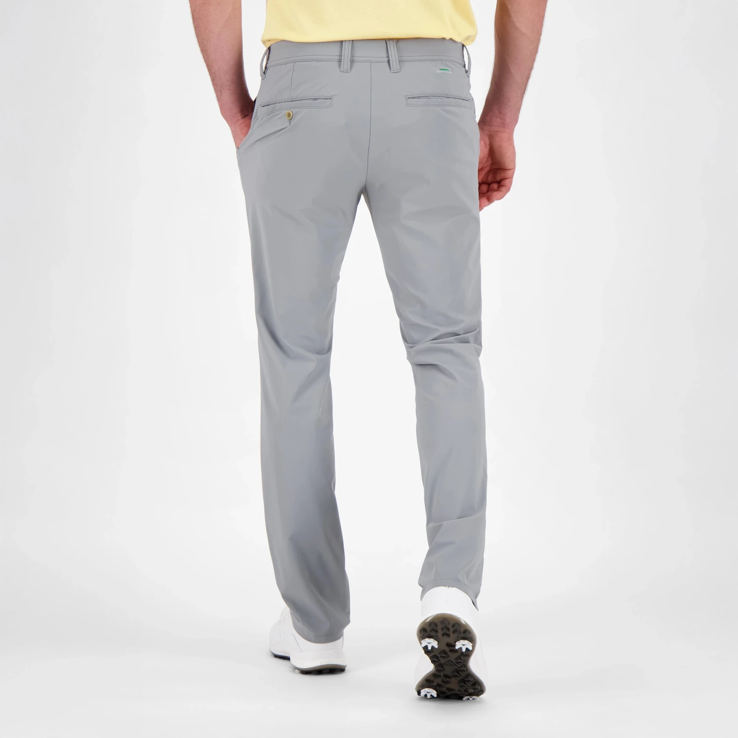 Gray Technical Stretch Fabric Chino-Style Golf Pants - ALBERTO 7 Gray Technical Stretch Fabric Chino-Style Golf Pants - ALBERTO - Image 5