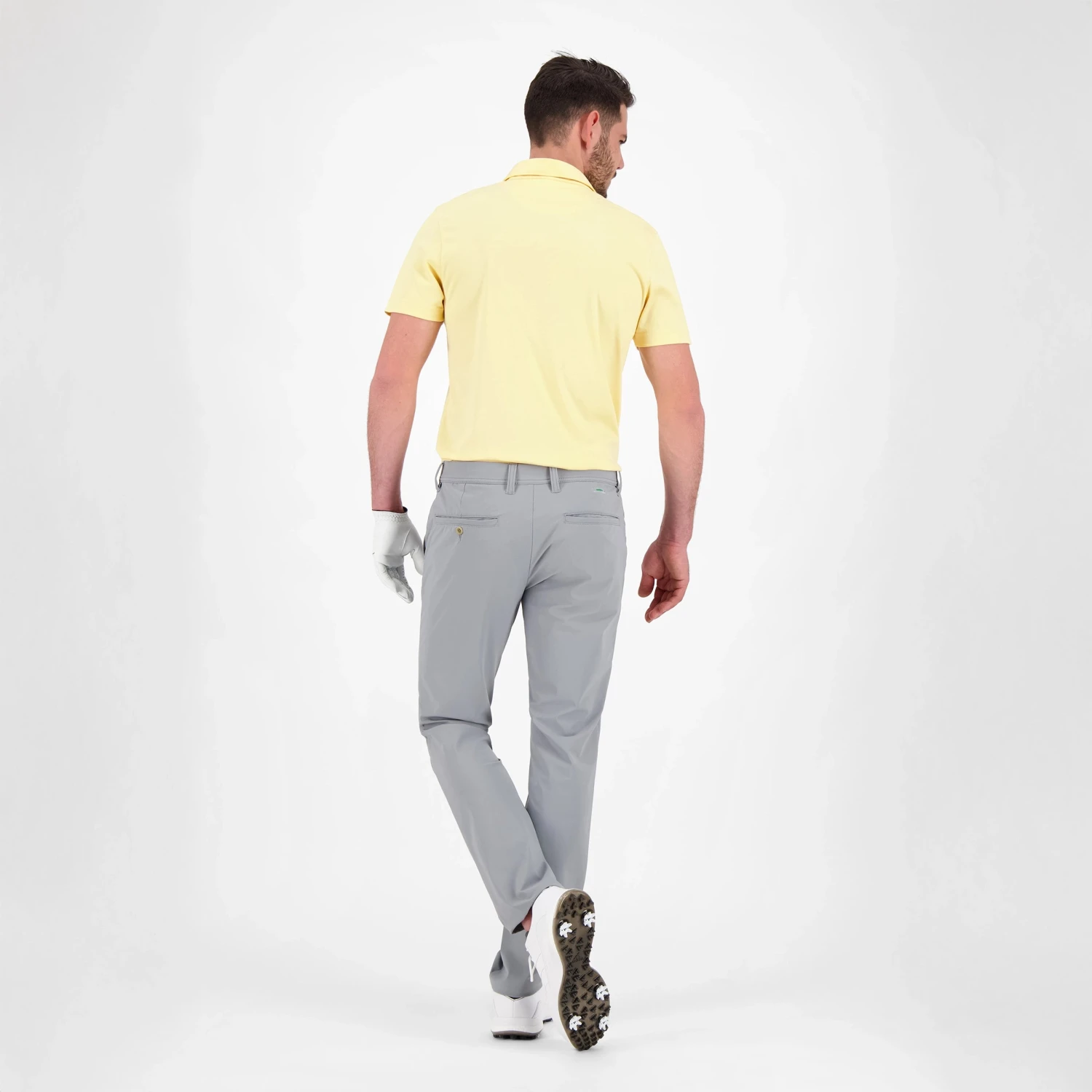 Gray Technical Stretch Fabric Chino-Style Golf Pants - ALBERTO 8 Gray Technical Stretch Fabric Chino-Style Golf Pants - ALBERTO - Image 6