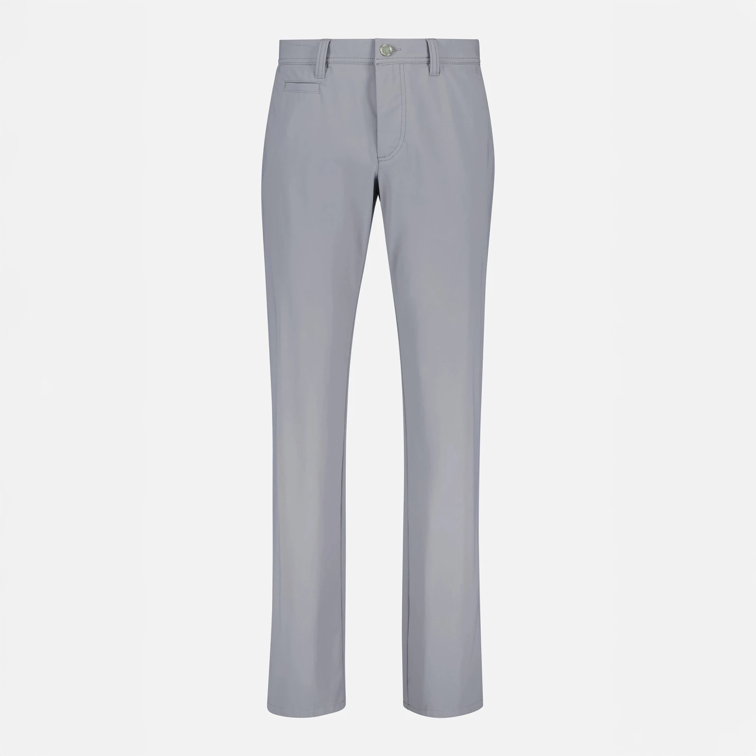 Gray Technical Stretch Fabric Chino-Style Golf Pants - ALBERTO 9 Gray Technical Stretch Fabric Chino-Style Golf Pants - ALBERTO - Image 7