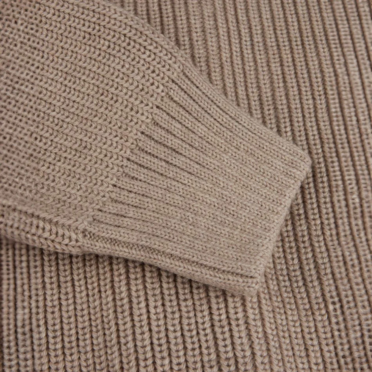 Stenströms Beige Chunky Merino Wool Cardigan - Stenstroms 6 Stenströms Beige Chunky Merino Wool Cardigan - Stenstroms - Image 4