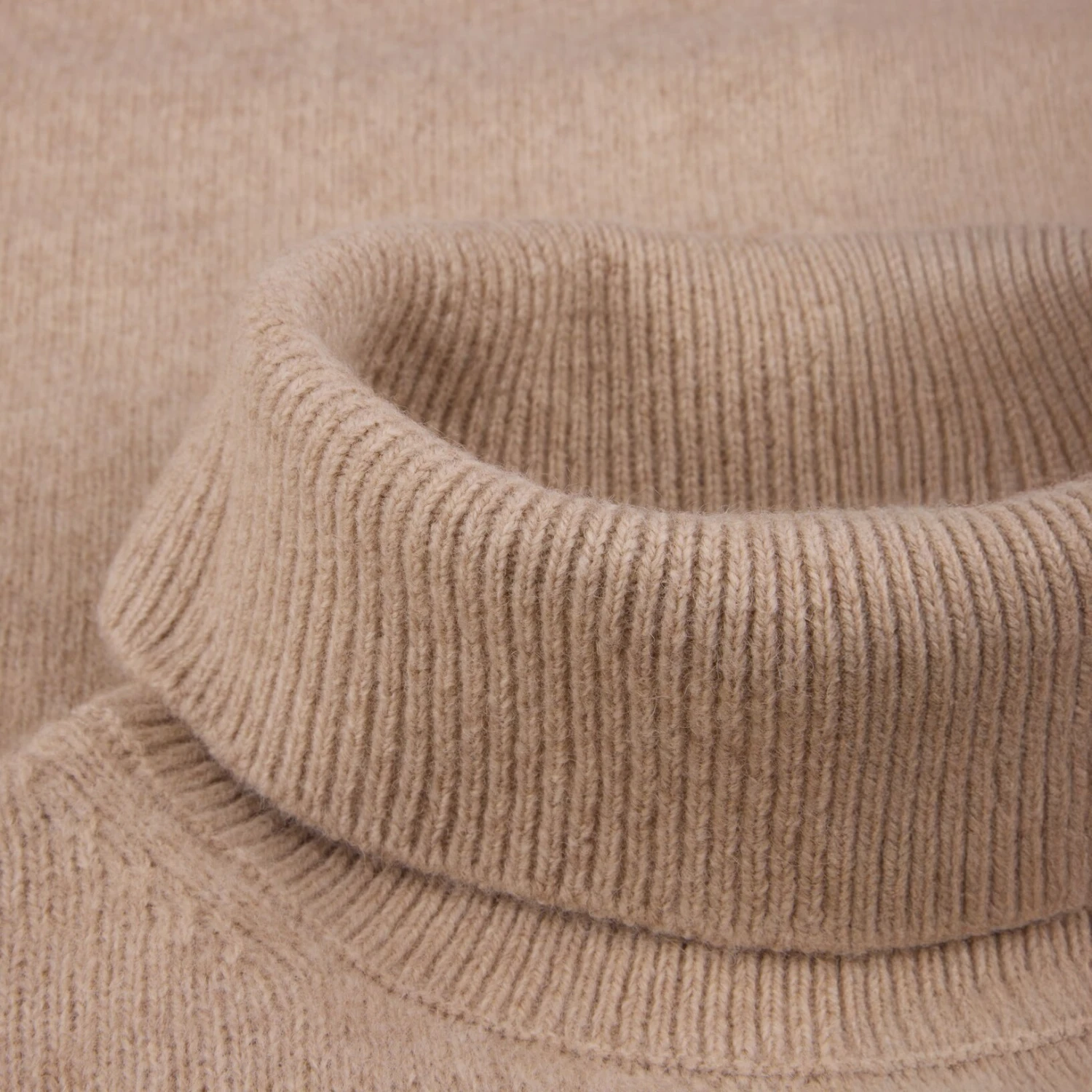 Beige Yak/Merino Wool Turtle Neck - Stenströms 5 Beige Yak/Merino Wool Turtle Neck - Stenströms - Image 3