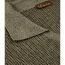 Green Knitted Merino Wool Open Collar Polo Shirt - Stenströms 8 Green Knitted Merino Wool Open Collar Polo Shirt - Stenströms -ETON Store 4203112588460 3