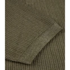 Green Knitted Merino Wool Open Collar Polo Shirt - Stenströms 9 Green Knitted Merino Wool Open Collar Polo Shirt - Stenströms -ETON Store 4203112588460 4