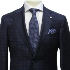 Blue Check Dream Fit Super 140s REDA Wool Suit - Luigi Bianchi 14 Blue Check Dream Fit Super 140s REDA Wool Suit - Luigi Bianchi -ETON Store 43361 01 LUIGI BIANCHI 3 a0b690df a1bd 4b5c 9fbe 9469aabd4d65