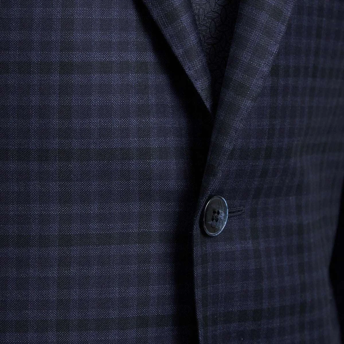 Blue Check Dream Fit Super 140s REDA Wool Suit - Luigi Bianchi 4 Blue Check Dream Fit Super 140s REDA Wool Suit - Luigi Bianchi - Image 2