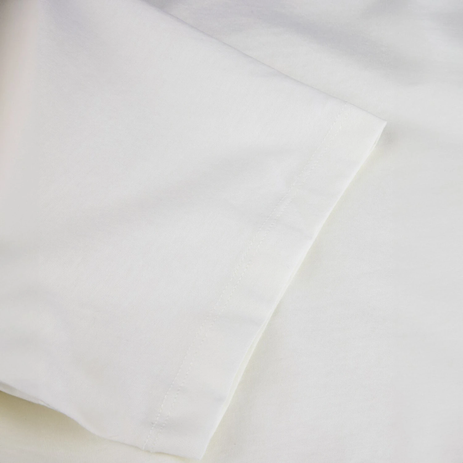 Off-White Short Sleeve Cotton Polo Shirt - Stenströms 7 Off-White Short Sleeve Cotton Polo Shirt - Stenströms - Image 5