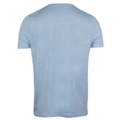 Light Blue Linen Crew Neck T-Shirt - Stenströms 8 Light Blue Linen Crew Neck T-Shirt - Stenströms -ETON Store 4400382462830 2