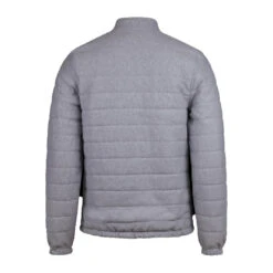 Light Grey Quilted Flannel Cotton Zip Jacket - Stenströms 21 Light Grey Quilted Flannel Cotton Zip Jacket - Stenströms -ETON Store 4401182487300 2