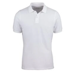 White Piqué Polo Shirt Shirt - Stenströms