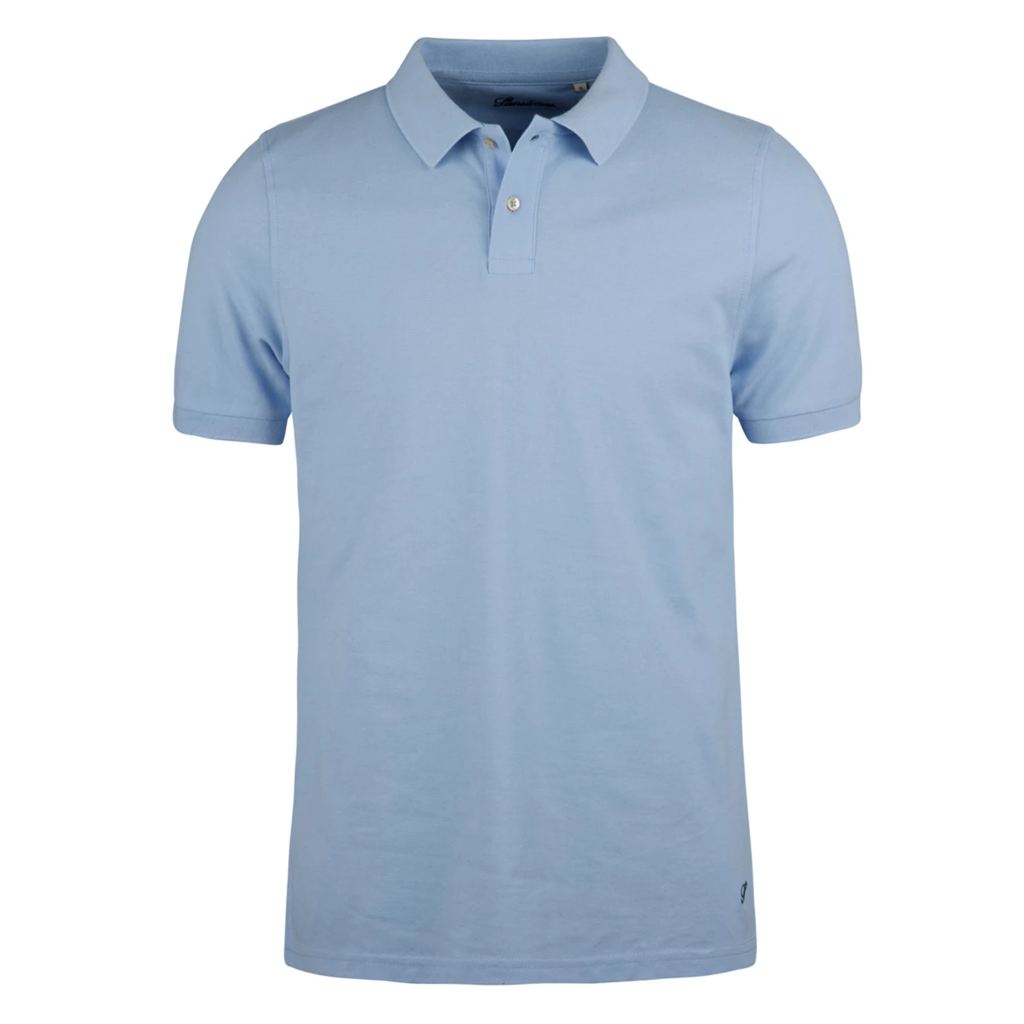 Light Blue Piqué Polo Shirt Shirt - Stenströms 3 Light Blue Piqué Polo Shirt Shirt - Stenströms