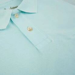 Cyan Blue Piqué Polo Shirt Shirt - Stenströms 7 Cyan Blue Piqué Polo Shirt Shirt - Stenströms -ETON Store 4401252401830 3