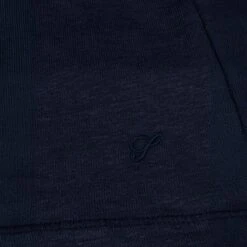 Navy Blue Short Sleeve Linen-Stretch Knitted Resort Shirt - Stenströms 10 Navy Blue Short Sleeve Linen-Stretch Knitted Resort Shirt - Stenströms -ETON Store 4401462420180 4