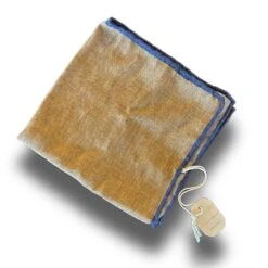 Camel Wool-Cotton Reversible Hankie - Paolo Albizzati 7 Camel Wool-Cotton Reversible Hankie - Paolo Albizzati -ETON Store 4C2CC48C 6EDB 4985 AE04 4F5E1282CAB4