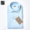 Pale Blue Linen Modern Fit Casual Shirt - SONRISA 2 Pale Blue Linen Modern Fit Casual Shirt - SONRISA -ETON Store 4TC TC162 B02 1