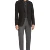 Black Comfortwear Queens Contemporary Fit Unconstructed Knit Sport Coat - Jack Victor