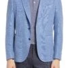 Blue Mélange Wool Blend Sport Coat Contemporary Fit - L.B.M 1911